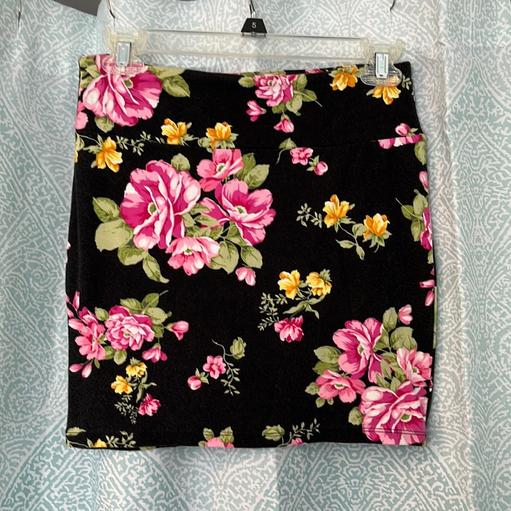 Floral Pencil Skirt